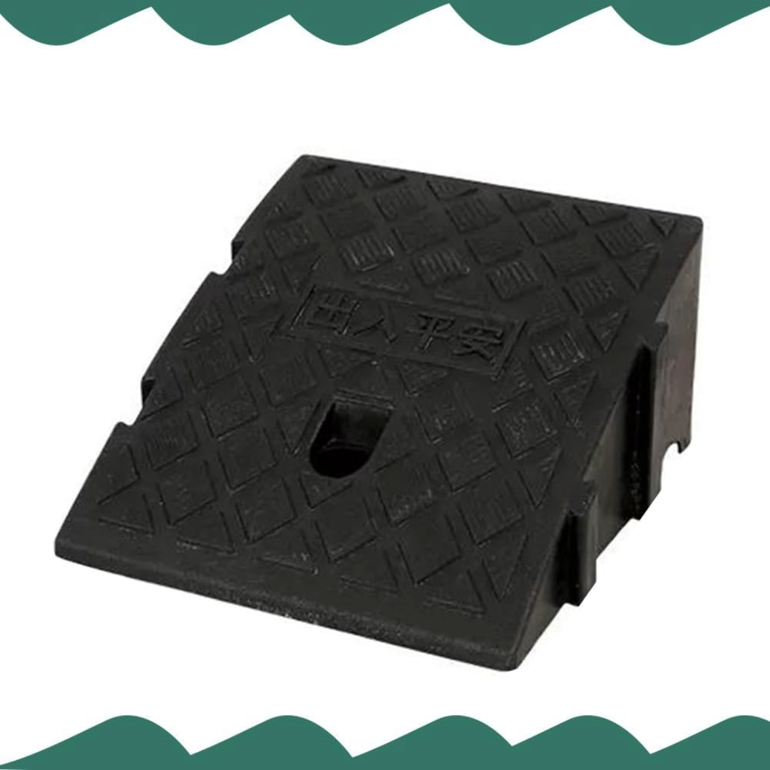 16cm Car Ramp Curb Ramp (Black)