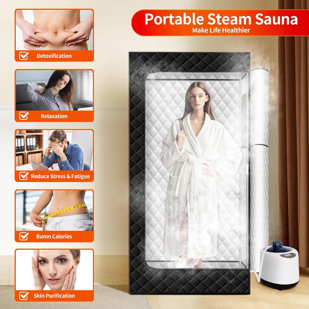 Portable Steam Sauna Personal Home Spa