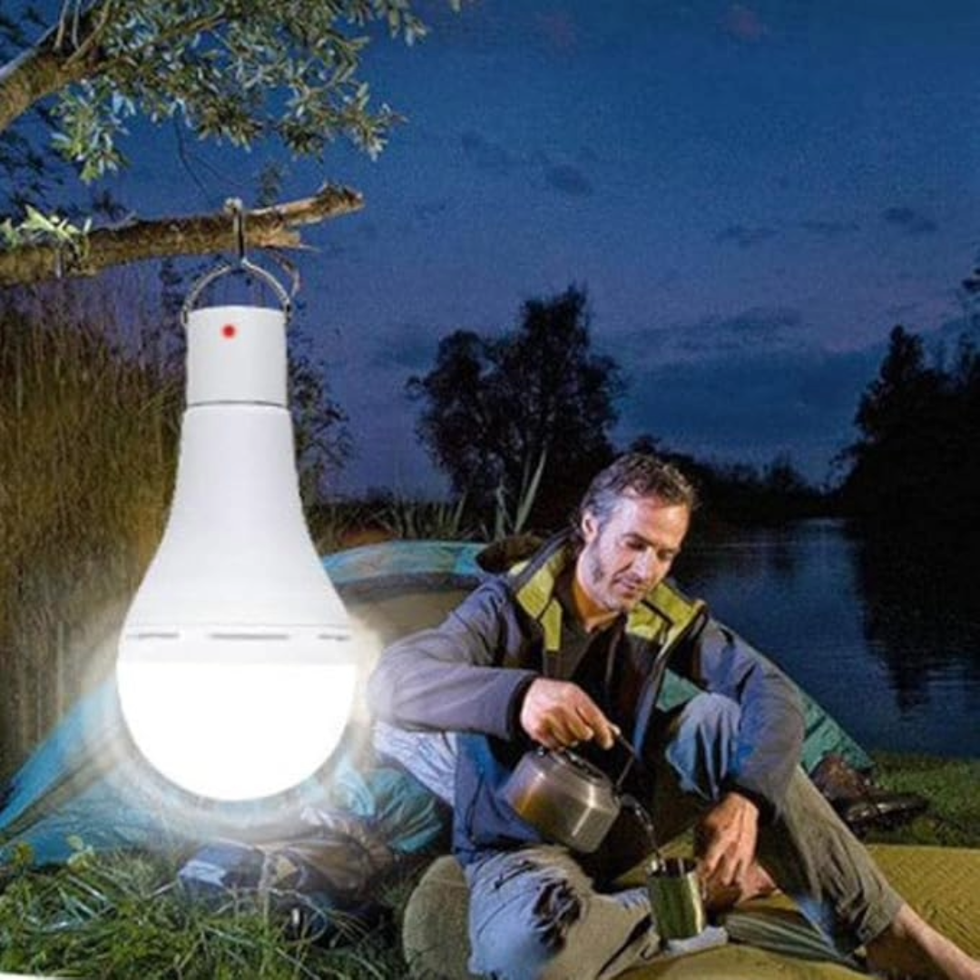 Camping Solar Light Bulb Outdoor Rechargeable LED
