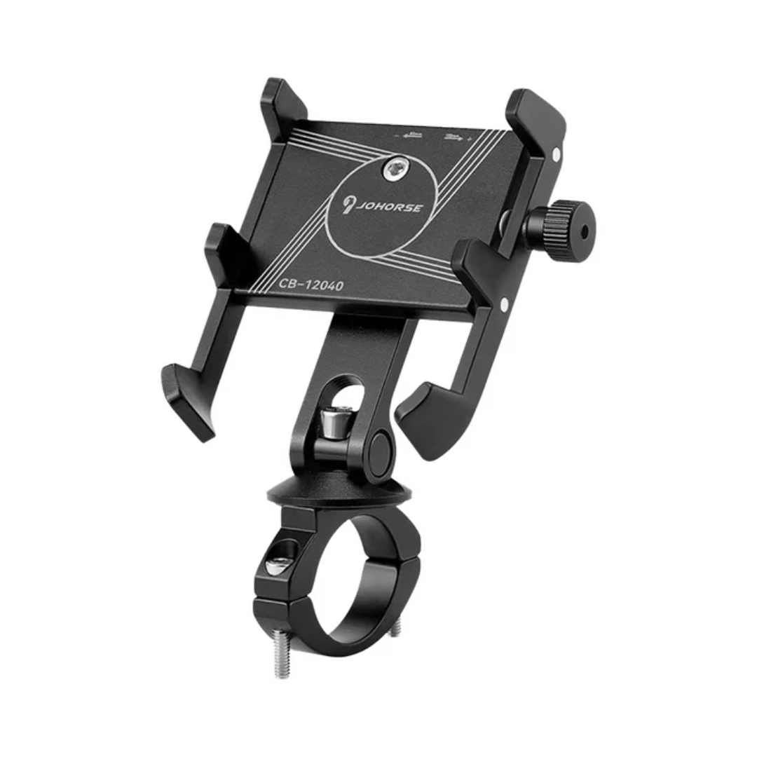 Bike Mobile Phone Holder Anti Sleep Rotating Mobile Phone Clamp (Black)