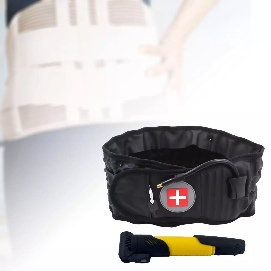 Lumbar Back Support Spinal Air Traction Belt Decompression Belt Lumbar Support for Lower Back Pain Relief