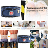 Lumbar Back Support Spinal Air Traction Belt Decompression Belt Lumbar Support for Lower Back Pain Relief