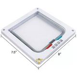 4-Way Safe Lockable Pet Screen Door Waterproof Pet Door