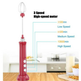 Electric Milk Frother Rechargeable Whisk Mixer Stirrer