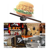 3D Hologram Fan Projector Advertising Display Fan Wall-mounted HD LED