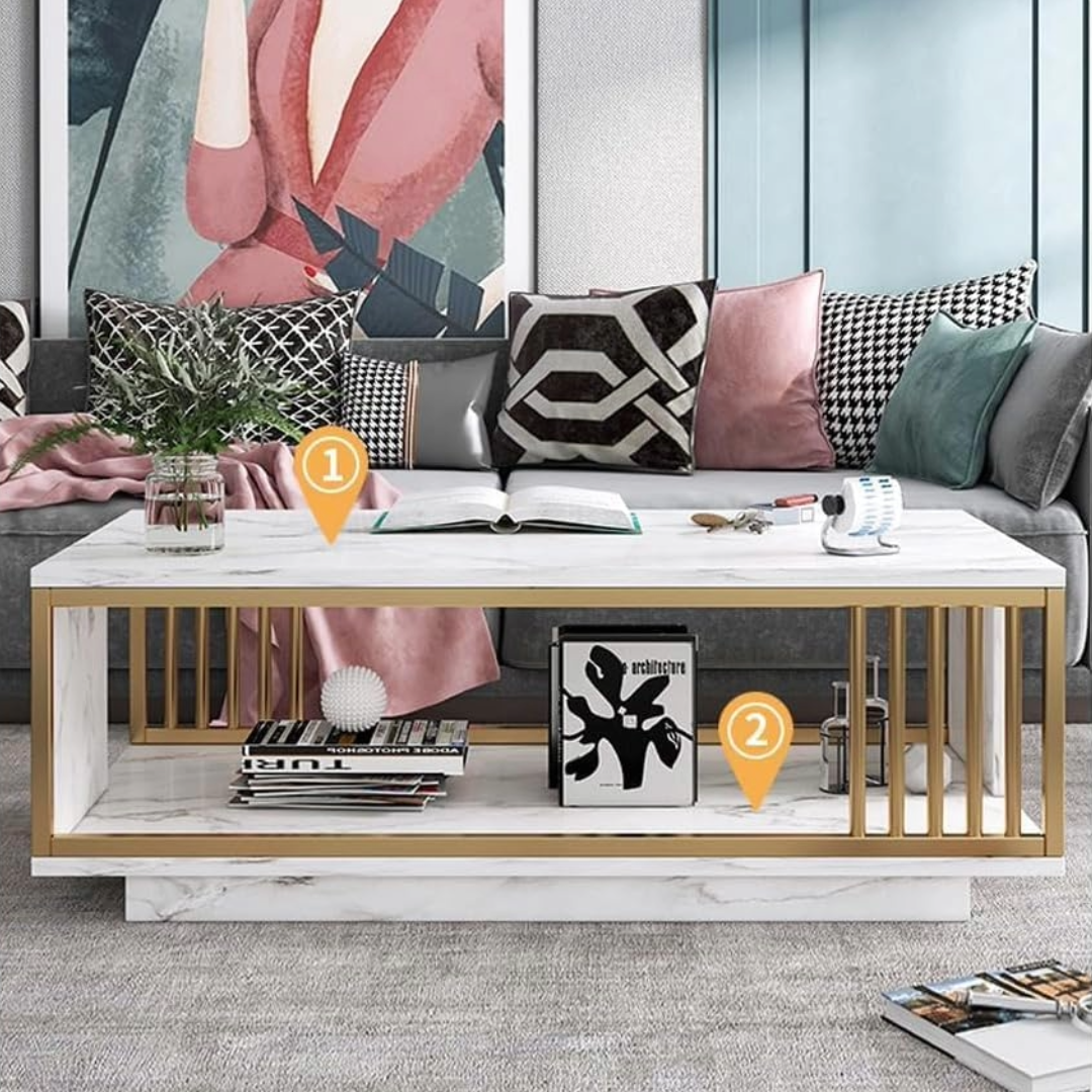 Coffee table 2 in 1 living room coffee tables