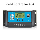 40A Solar Charge Controller USB 12V 24V