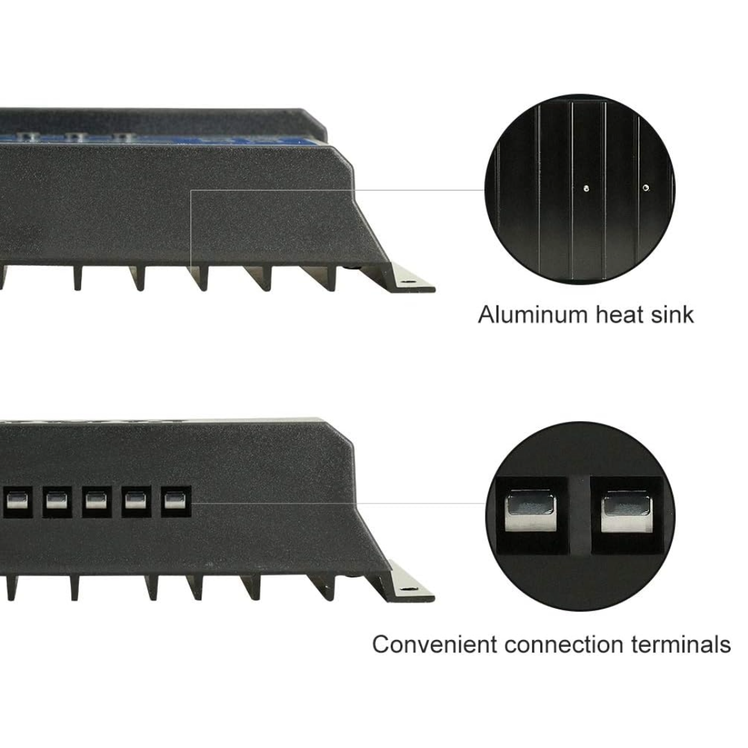50A Solar Charge Controller USB 12V 24V