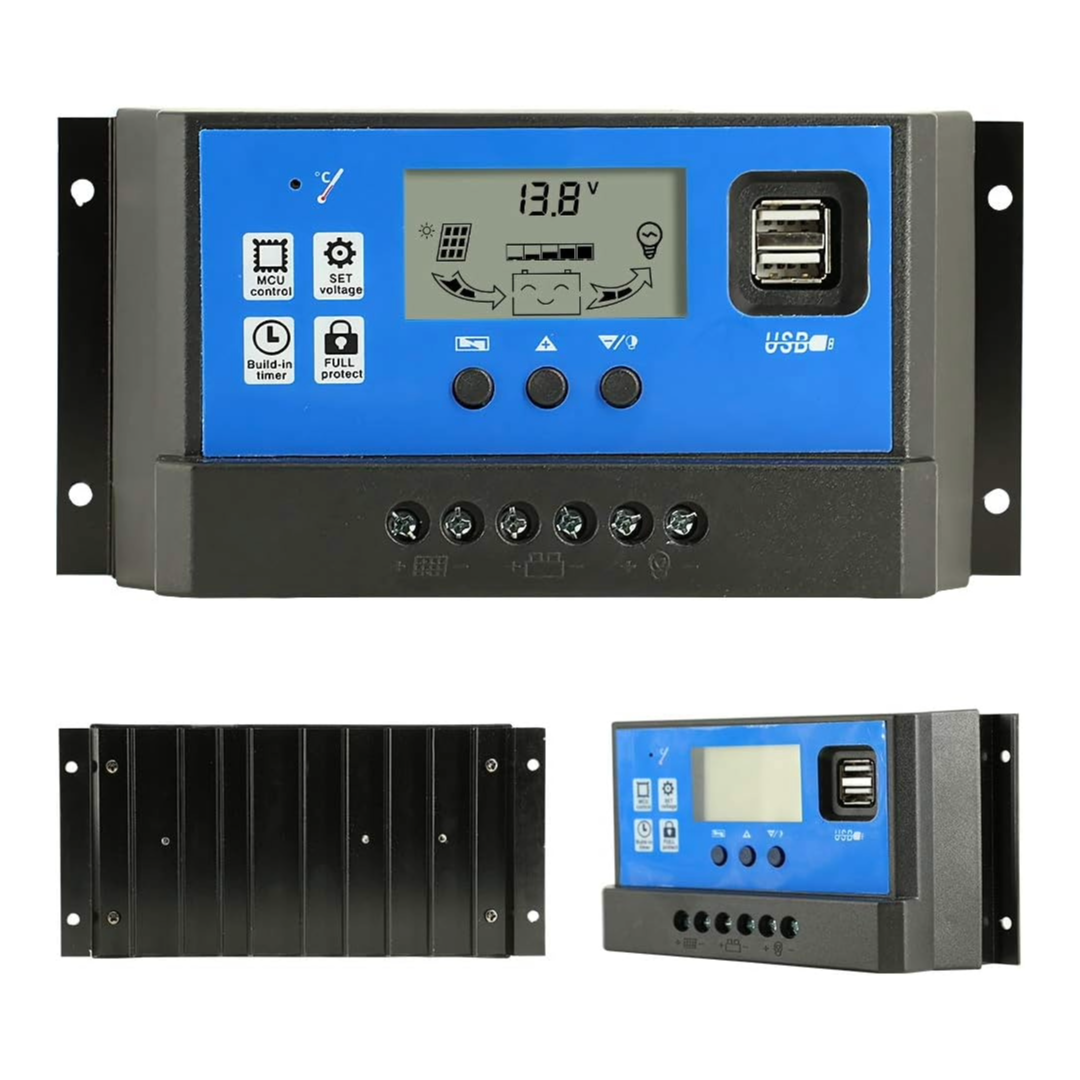 50A Solar Charge Controller USB 12V 24V