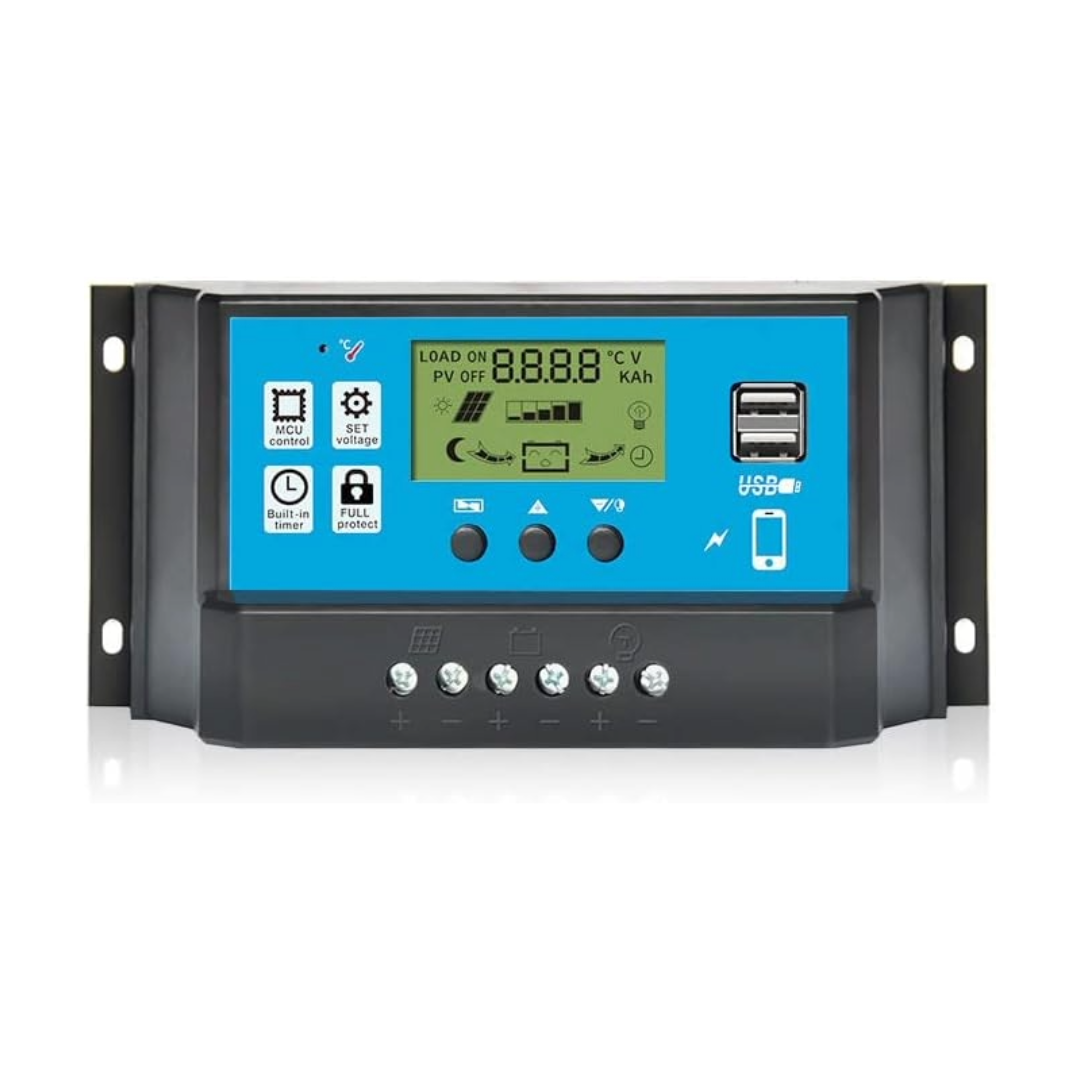 60A Solar Charge Controller USB 12V 24V
