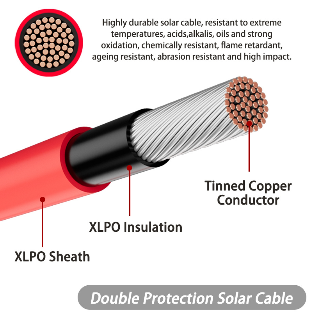 2m Solar Cable Extension Cable With MC4 Connector