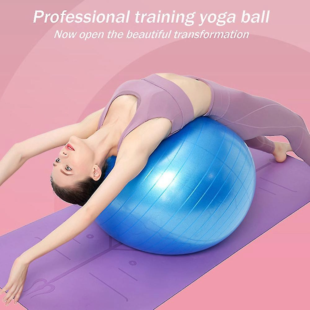 Yoga Balance Ball Fitness Shaping Sitting Ball 75cm (Blue)