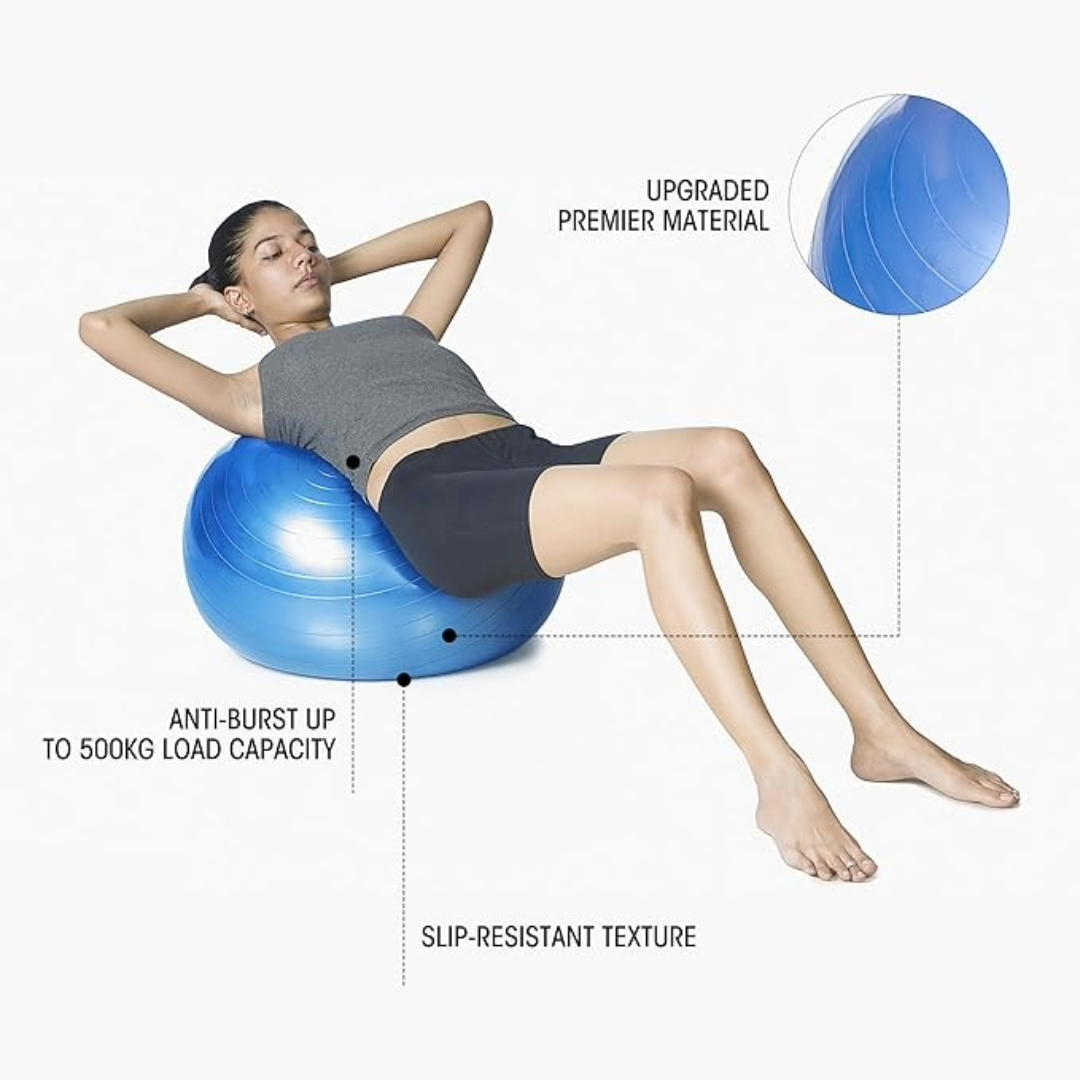 Yoga Balance Ball Fitness Shaping Sitting Ball 75cm (Blue)