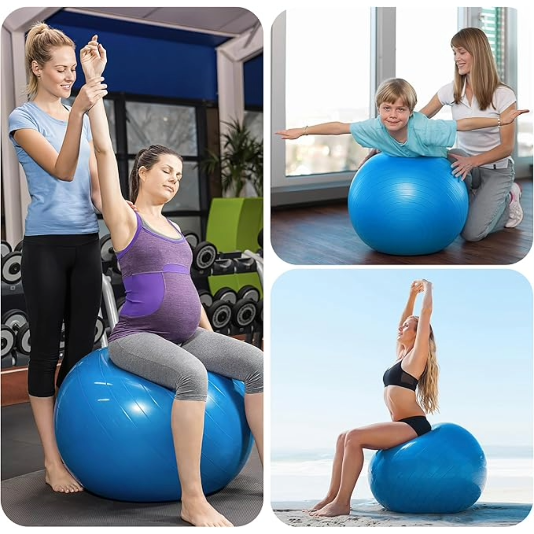 Yoga Balance Ball Fitness Shaping Sitting Ball 75cm (Blue)