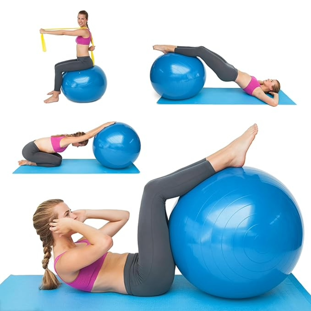 Yoga Balance Ball Fitness Shaping Sitting Ball 75cm (Blue)