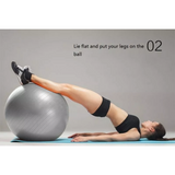 Yoga Balance Ball Fitness Shaping Sitting Ball (Grey)