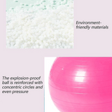 Yoga Balance Ball Fitness Shaping Sitting Ball 75cm (Pink)