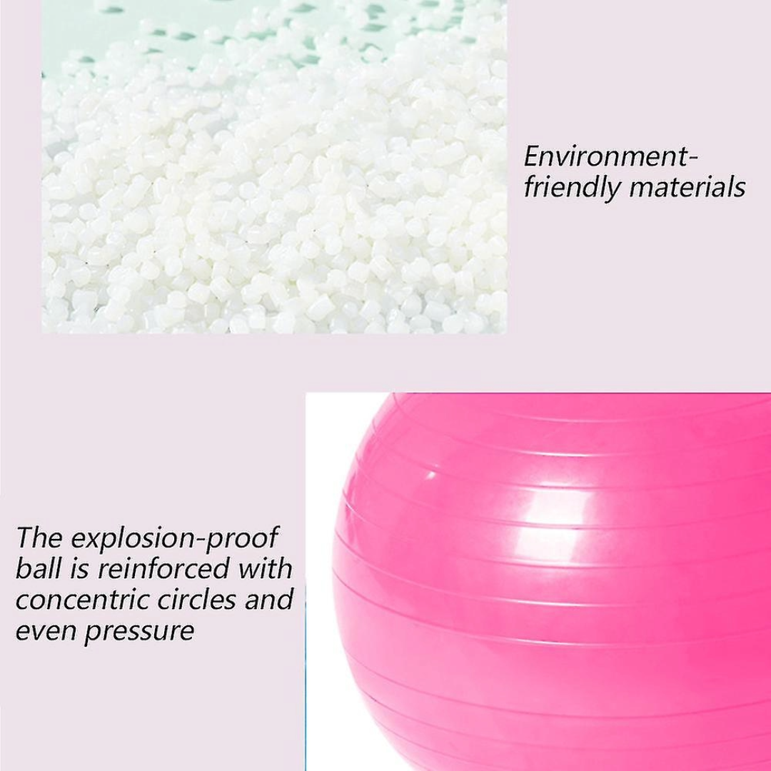 Yoga Balance Ball Fitness Shaping Sitting Ball 80cm (Pink)