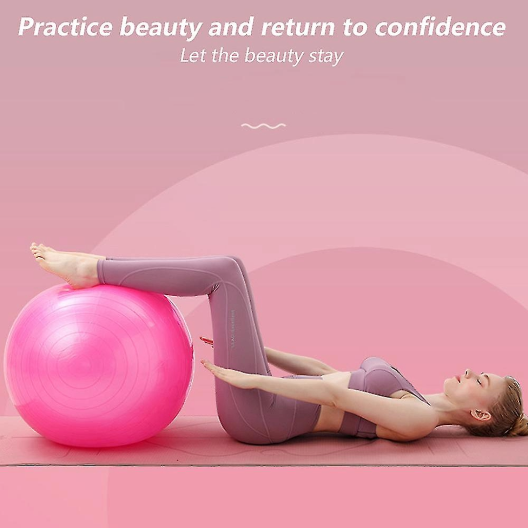Yoga Balance Ball Fitness Shaping Sitting Ball 80cm (Pink)