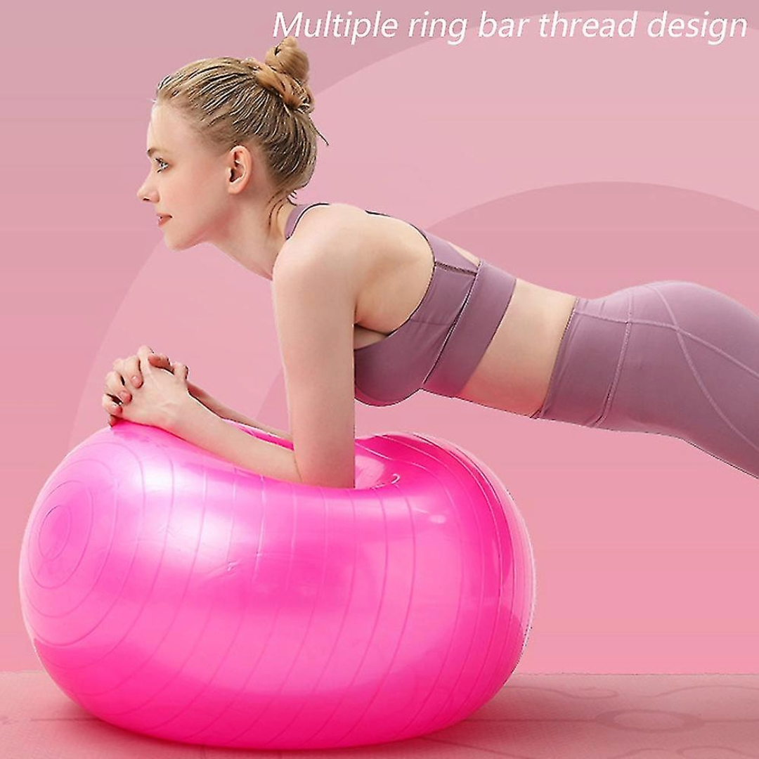 Yoga Balance Ball Fitness Shaping Sitting Ball 75cm (Pink)