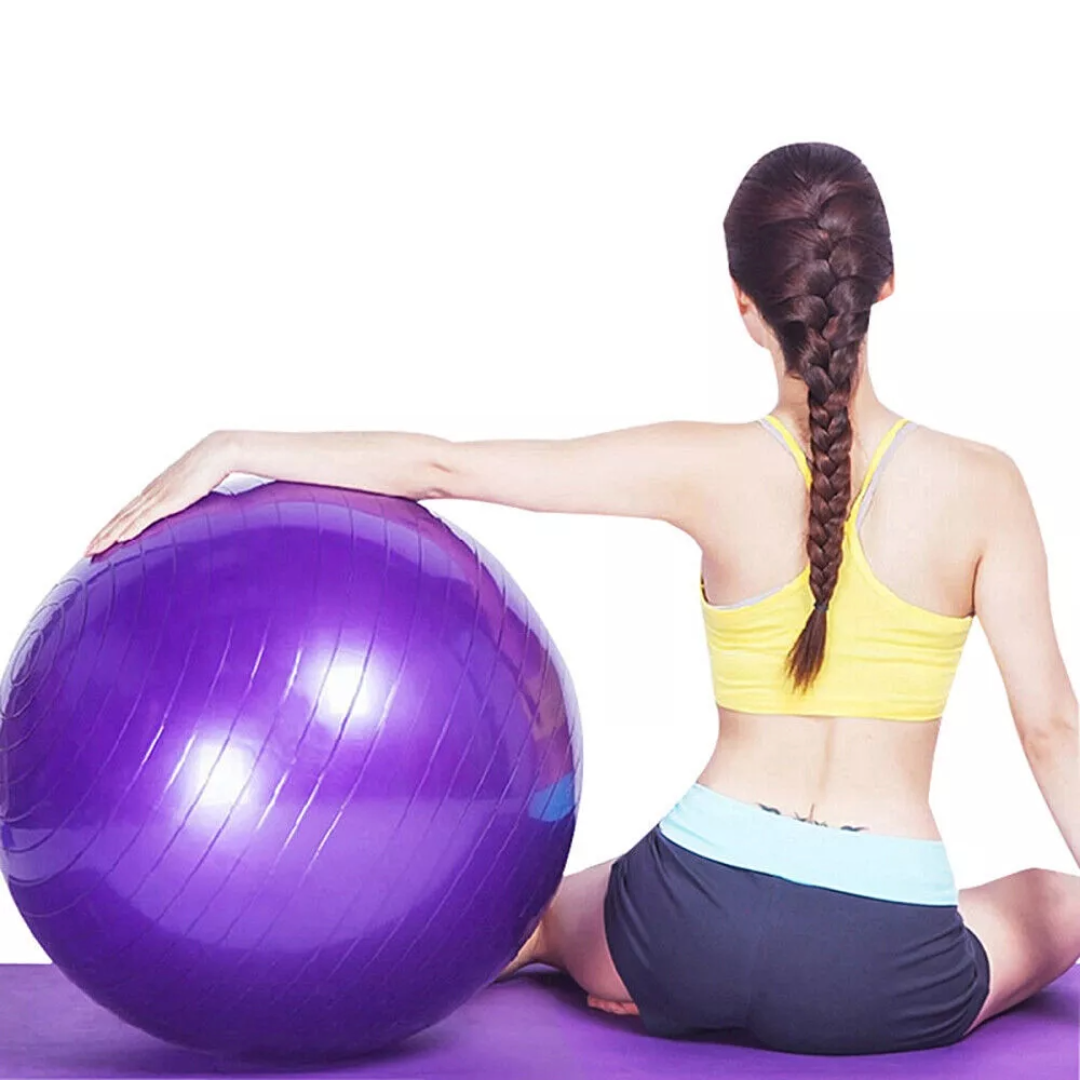 Yoga Balance Ball Fitness Shaping Sitting Ball 70cm (Purple)