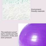Yoga Balance Ball Fitness Shaping Sitting Ball 75cm (Purple)
