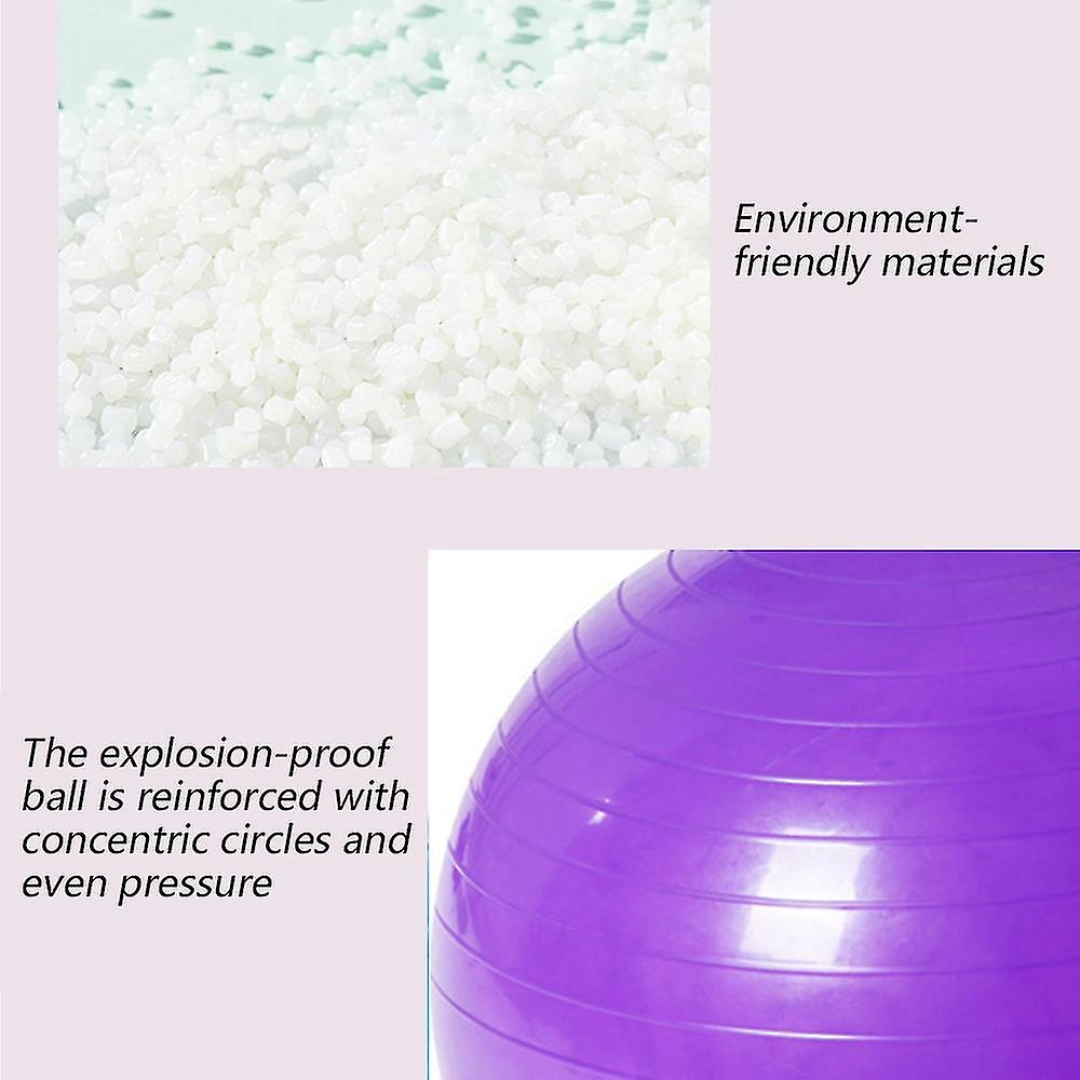 Yoga Balance Ball Fitness Shaping Sitting Ball 80cm (Purple)