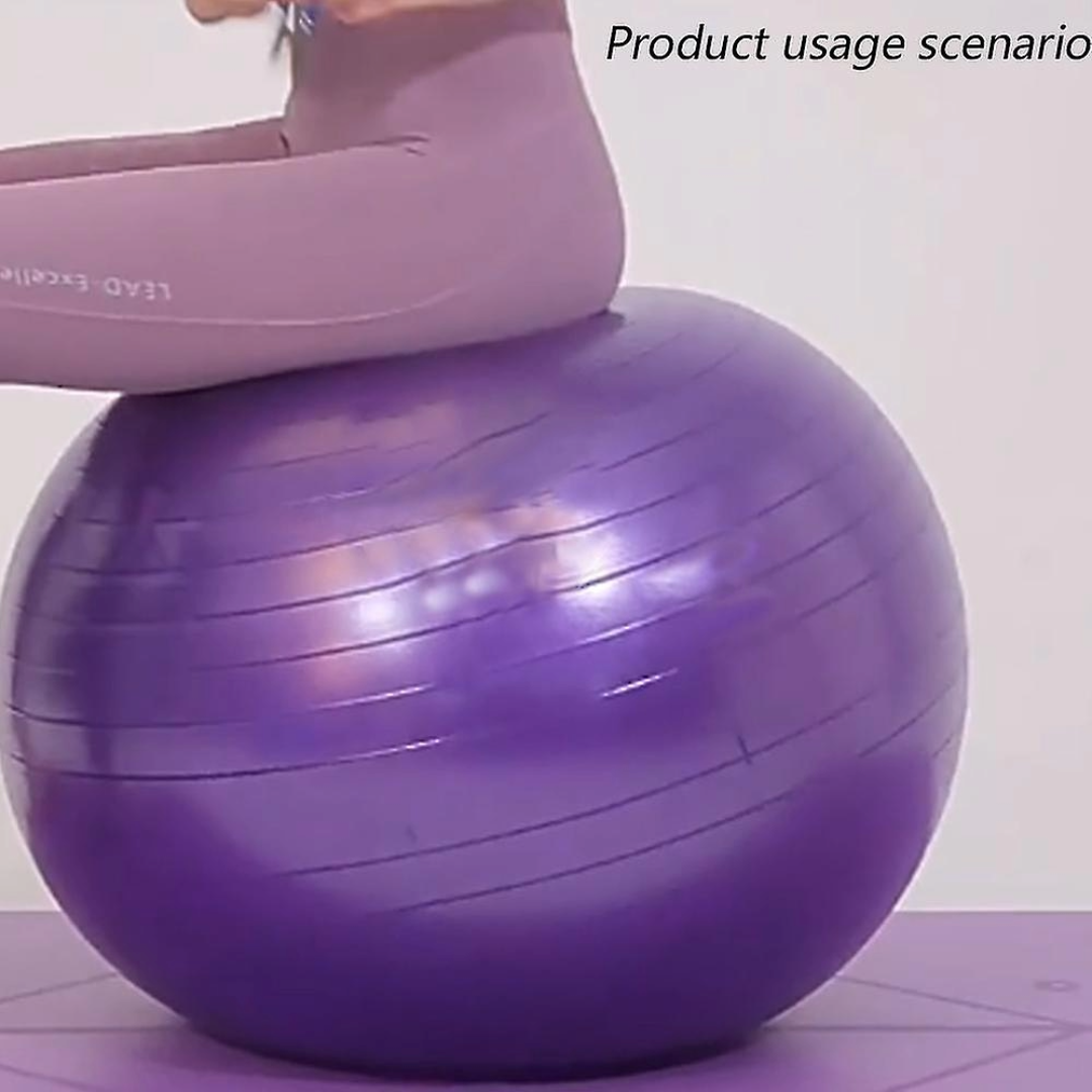 Yoga Balance Ball Fitness Shaping Sitting Ball 80cm (Purple)