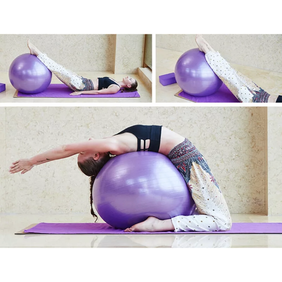 Yoga Balance Ball Fitness Shaping Sitting Ball (Purple)