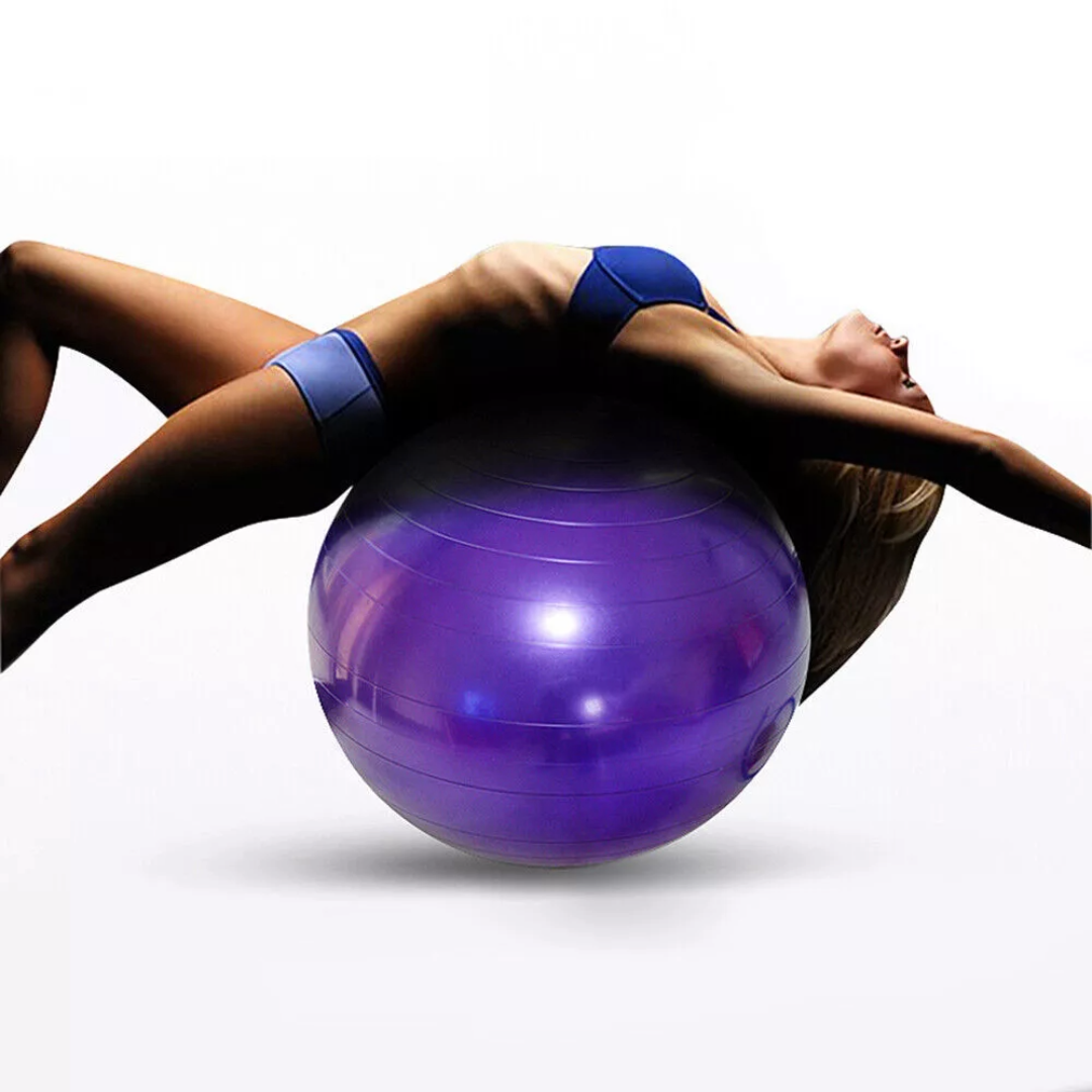 Yoga Balance Ball Fitness Shaping Sitting Ball 80cm (Purple)