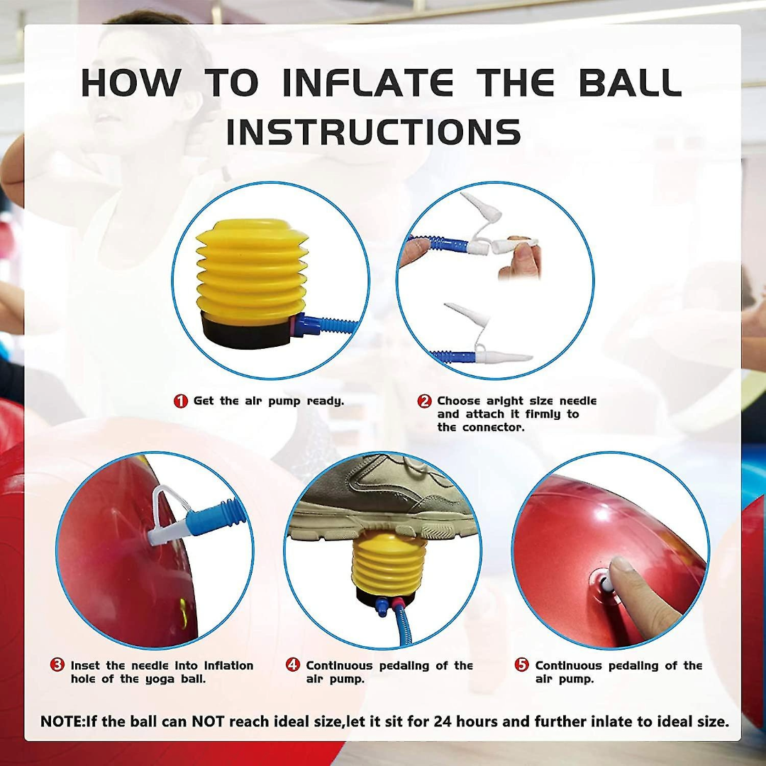 Yoga Balance Ball Gym Fitness Shaping Sitting Ball 75cm (Red)