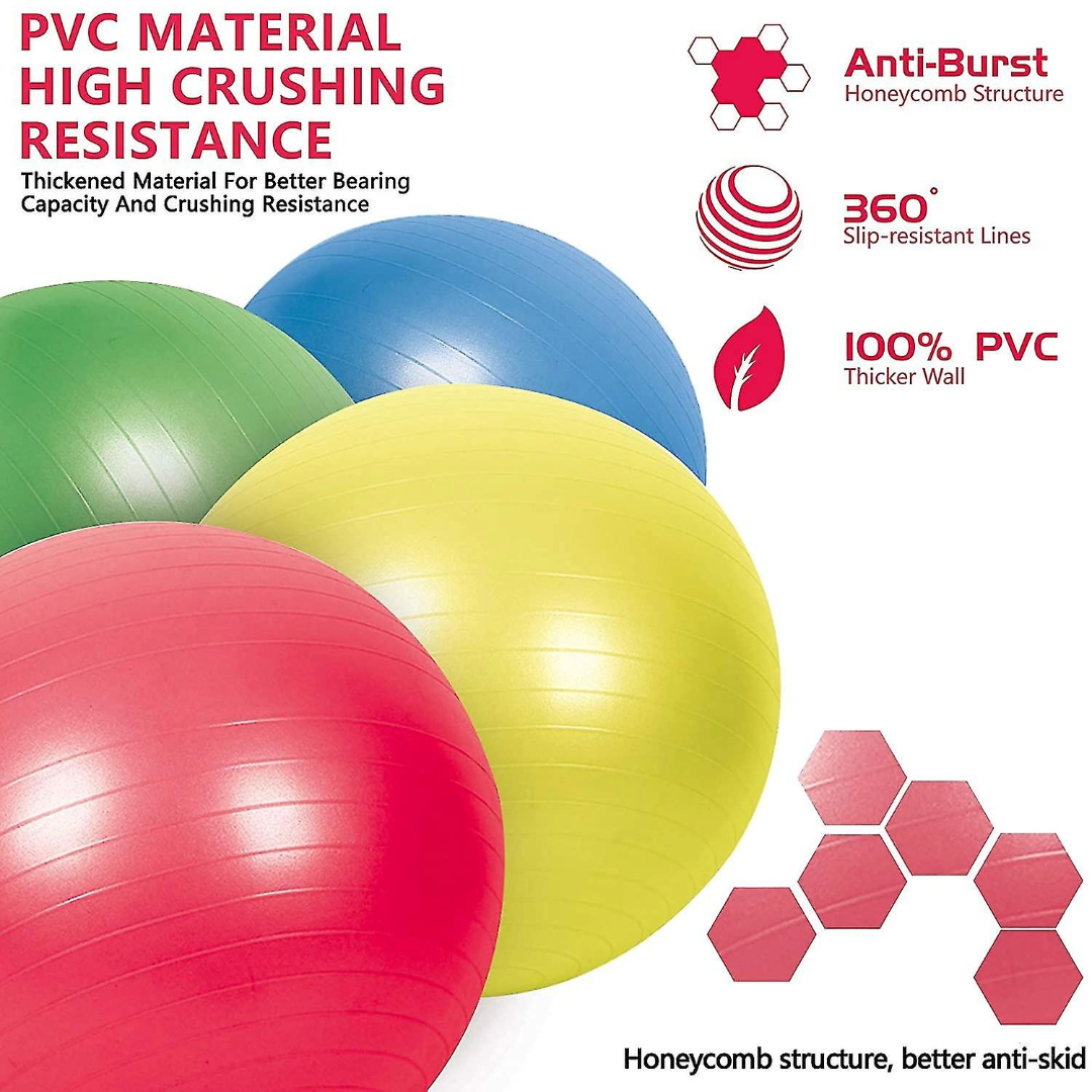 Yoga Balance Ball Fitness Shaping Sitting Ball (Red)
