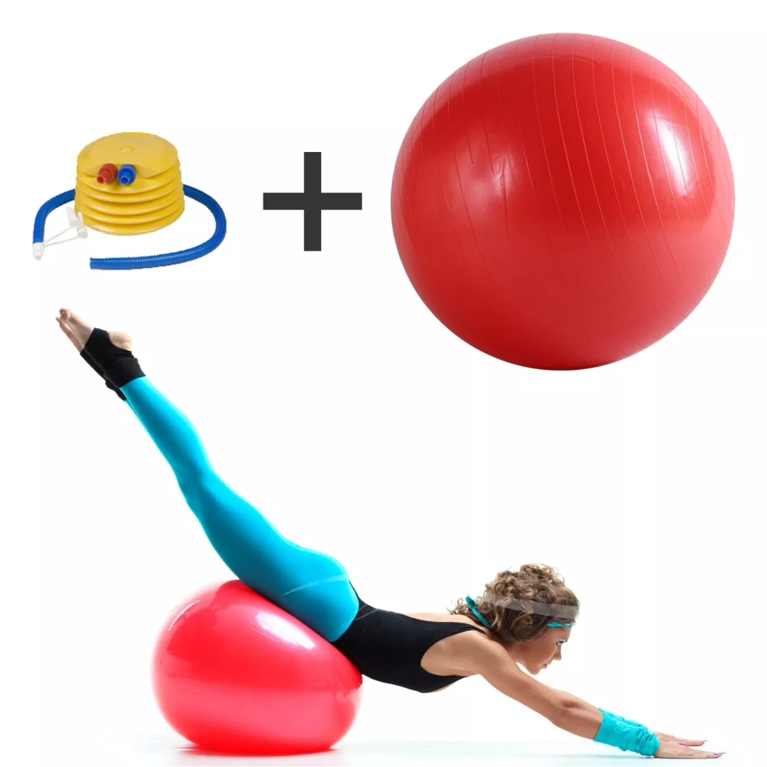Yoga Balance Ball Fitness Shaping Sitting Ball (Red)