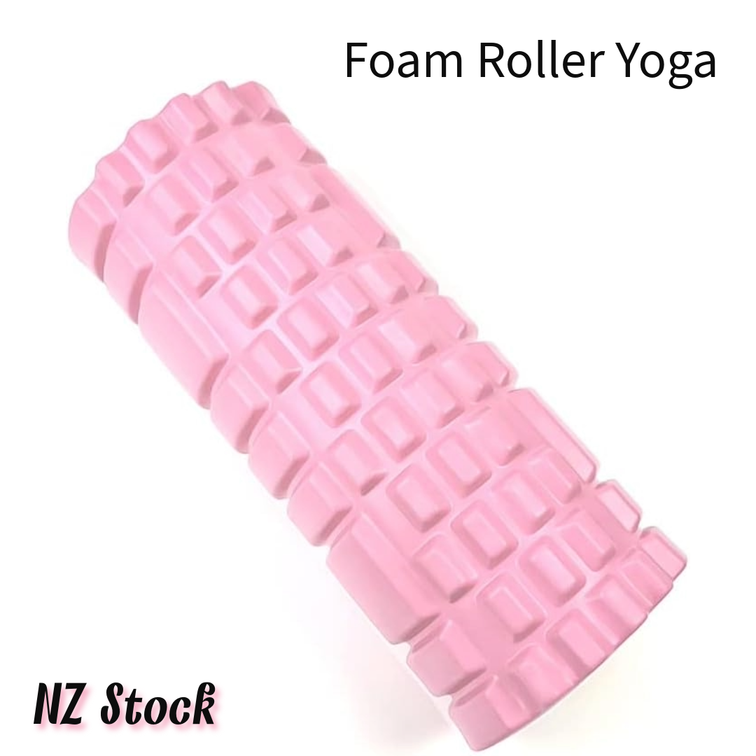 Yoga Foam Roller Physio Back Training Exercise Massage (Pink)