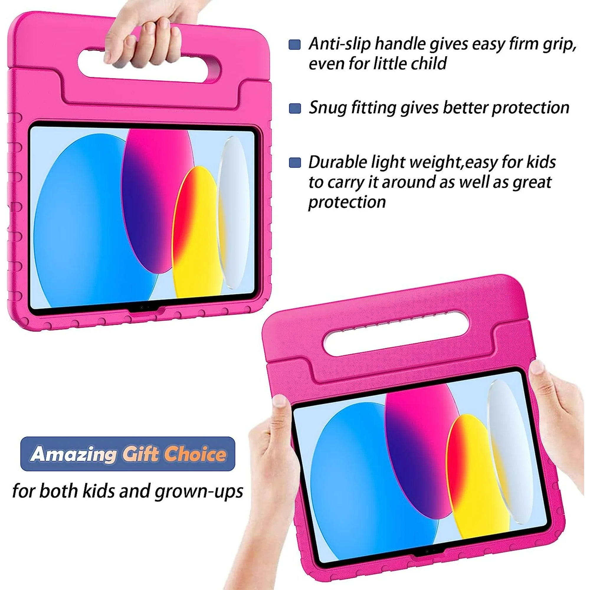 iPad 10.9" Case (10th Gen 2022), iPad 11 (A16 2025) EVA Kids School