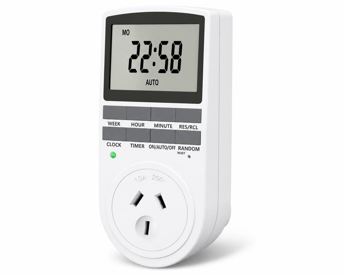 Mains Timer Electricity Plug Power Point