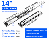 Drawer Slides Runner 14 Inch