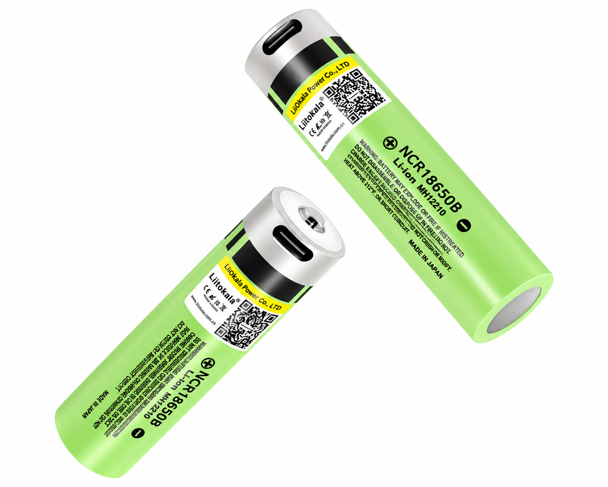 18650 Rechargeable Battery USB C