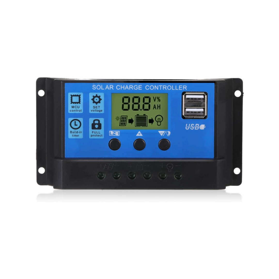 100A Solar Panel Regulator Charge Controller & Timer