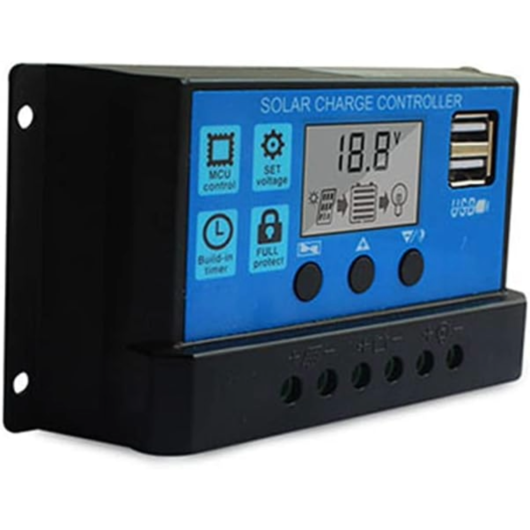 30A Solar Panel Regulator Charge Controller & Timer