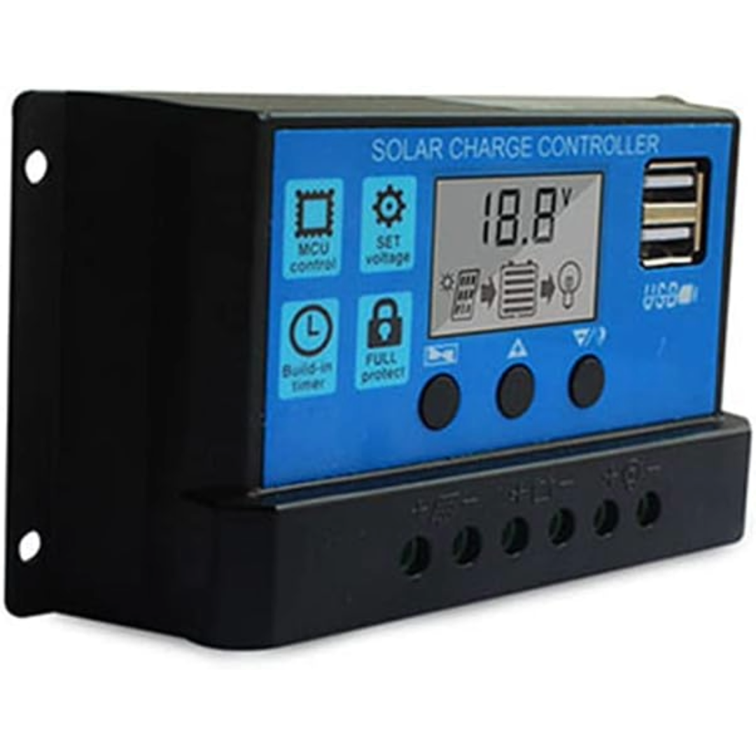 100A Solar Panel Regulator Charge Controller & Timer