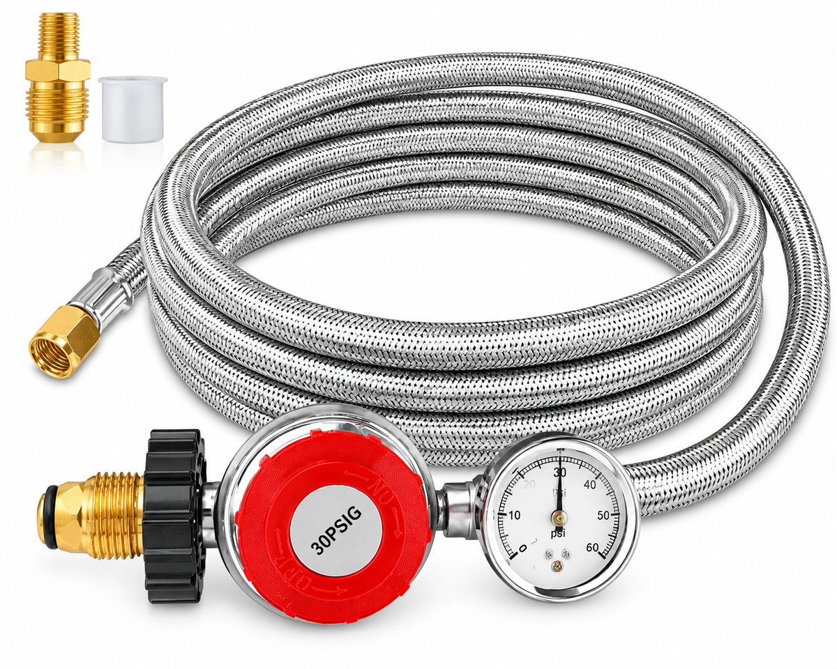 High Pressure Propane Regulator Hose 12ft
