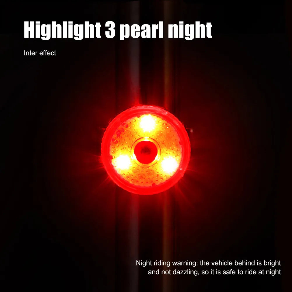 Bike Taillight - USB Rechargeable Cycling Saddle Rear Light for Safety