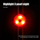 Bike Taillight - USB Rechargeable Cycling Saddle Rear Light for Safety