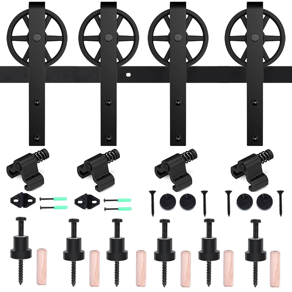 4m Sliding Barn Door Hardware Kit