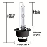 D2S Xenon HID Car Headlight Bulbs 4300k Pair D2R D2C