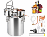 Alcohol Distiller 50L - Dual Condenser Alcohol & Water Distiller Kit