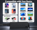 100W Lenovo HP Laptop Replacement Charger USB C - Fast USB C 100W Lenovo Laptop Charger