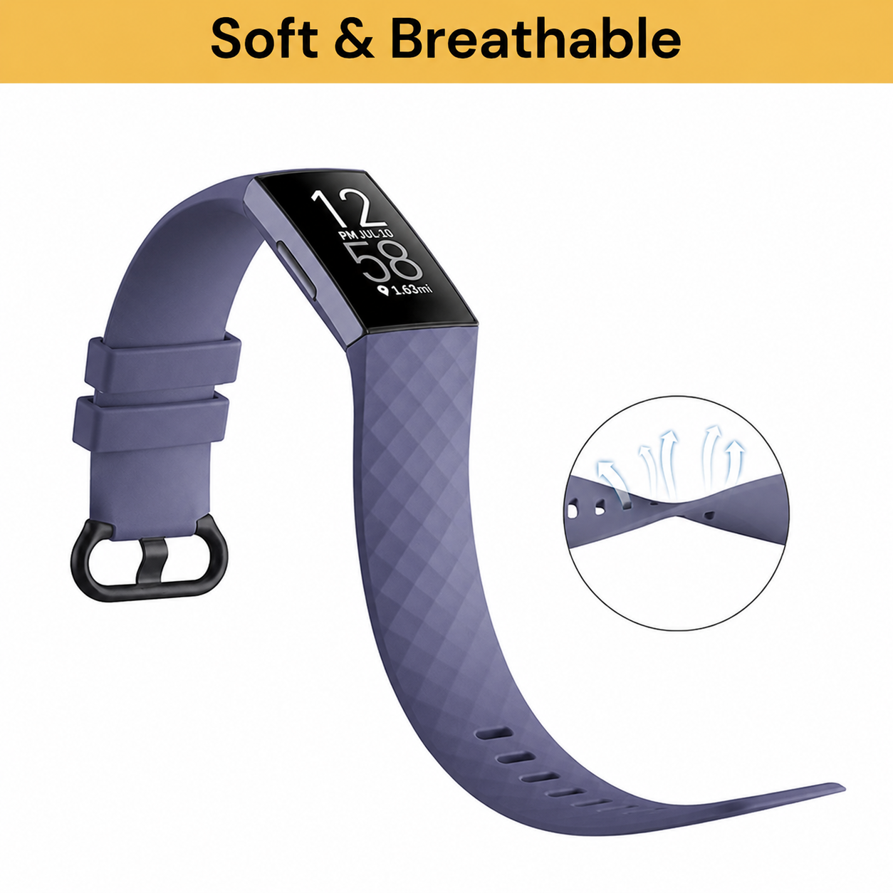 Fitbit Charge 3 / 4 Strap Fitbit Belt (Small)