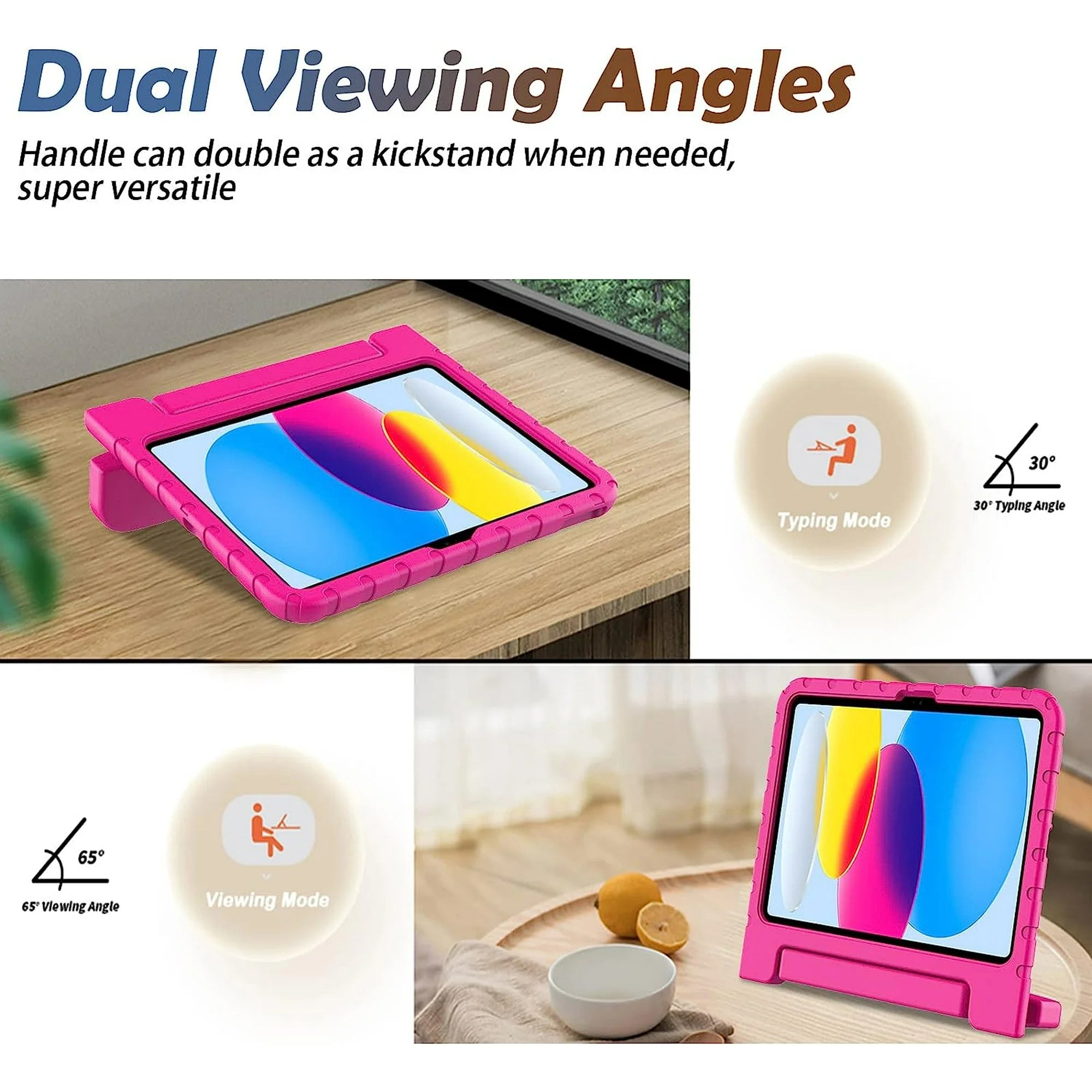 iPad 10.9" Case (10th Gen 2022), iPad 11 (A16 2025) EVA Kids School